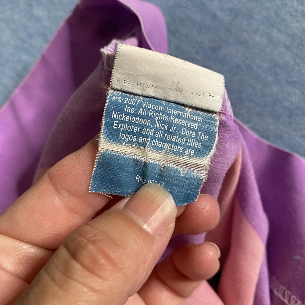 2007 Dora The Explorer Standard Pillow Case Nick Jr Reverse
